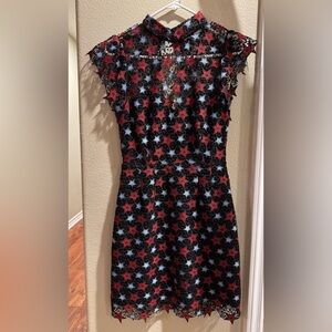 Sandro stars lace dress/ NWOT SIZE2